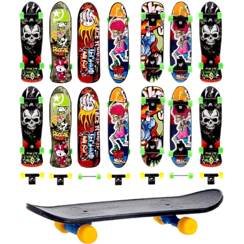 Brinquedo Skate De Dedo De Plástico X- Treme 3 Peças