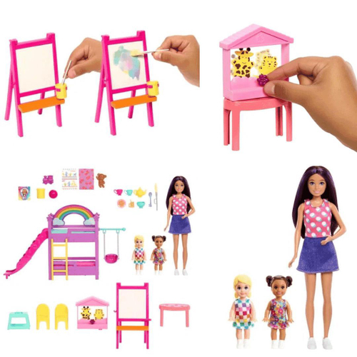 Boneca - Barbie Skipper Babysitter - Passeio no Parque (HHB68) MATTEL