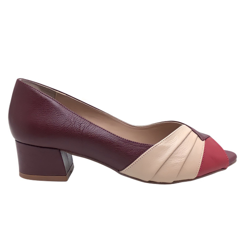 Peep toe sem salto clearance