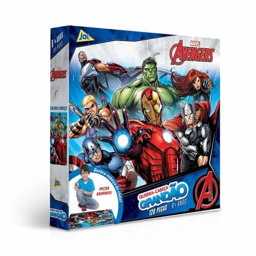 Jogo De Quebra Cabeca Infantil Etitoys Disney Vingadores