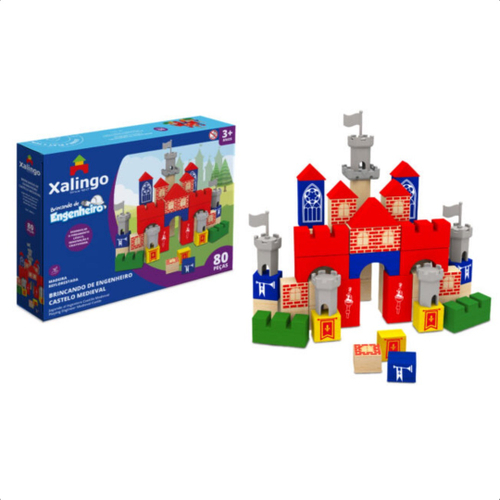 Jogo Super Kit Castelo Encantado - Madeira - Brincadeira de