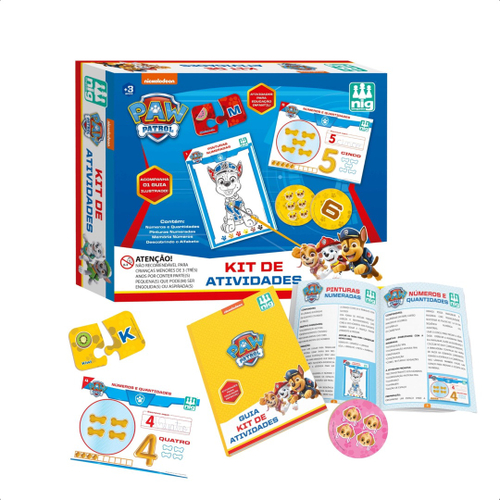 Jogo kit pintura - patrulha canina - Nig - Kit de Pintura Infantil