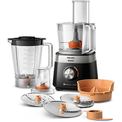 Multiprocessador Philips Walita PowerChop 750, Função Color Code, com 4 Acessórios, 750W, 220V, Preto - RI7301/90 Menor preço em Multiprocessador Philips Walita PowerChop 750, Função Color Code, com 4 Acessórios, 750W, 220V, Preto - RI7301/90