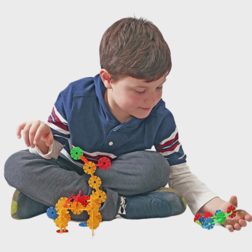 BRINQUEDO DE MONTAR ENCAIXE EDUCATIVO CRIATIVO PLOKT 200 PEÇAS - PAKI TOYS  - LOJAS RENASCER