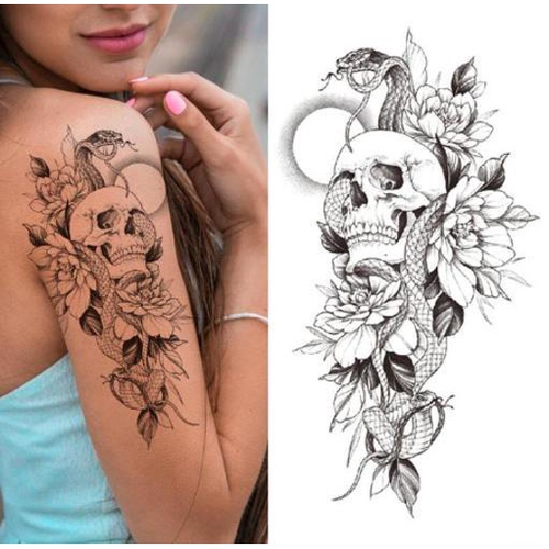 13 Tatuagens Femininas Temporárias Para Mãos Removíveis