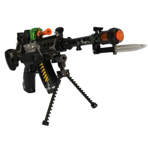 Rifle Brinquedo Arma Espingarda Com Mira Sniper De Caça Nerf