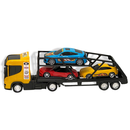 Brinquedo Caminhão Cegonheira Carreta Com 4 Carrinhos - Bs Toys em Promoção  na Americanas