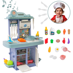 Kit Cozinha de Brinquedo Infantil Solta Água e Som 25 peças Forno Pia Geladeira Panela é boa?