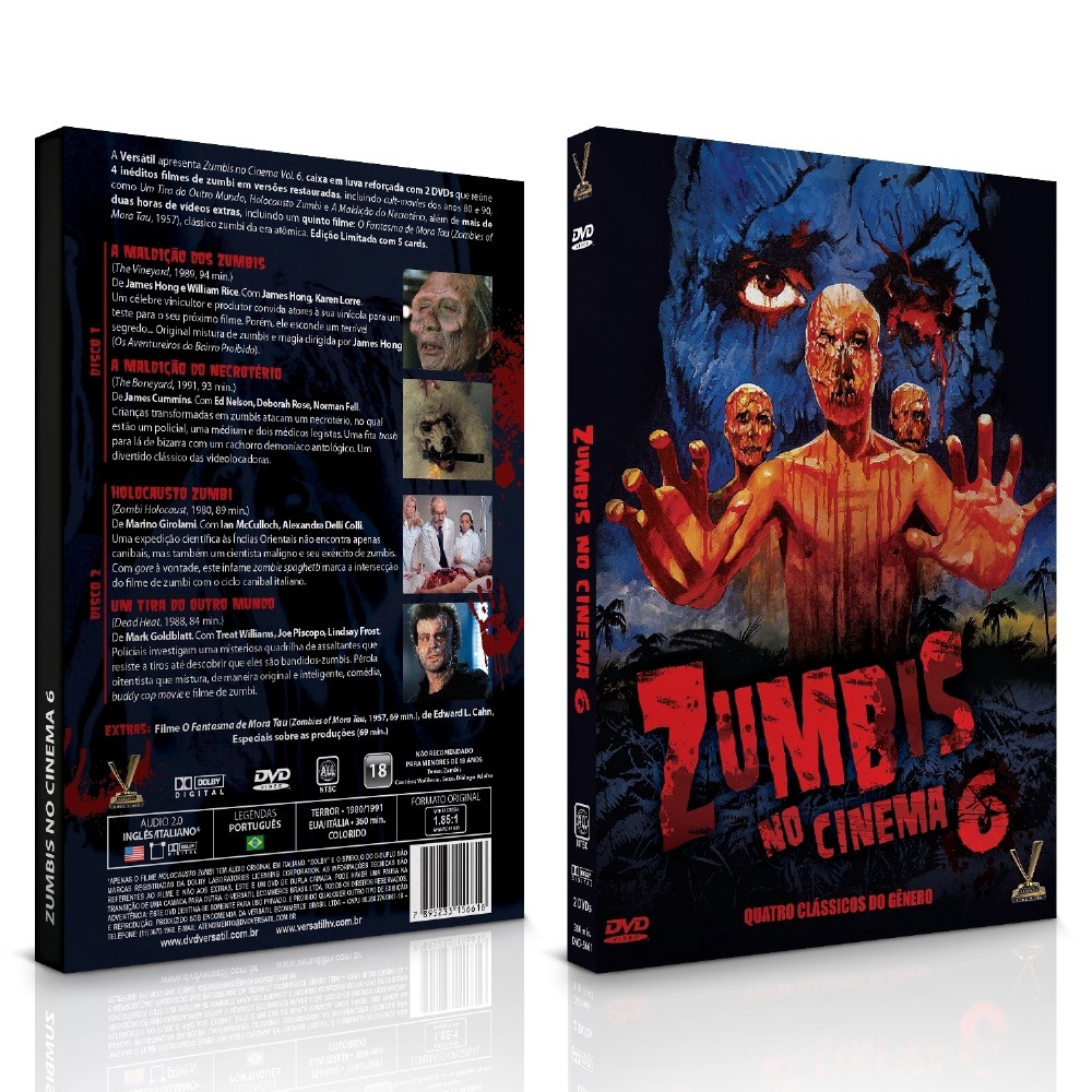 Box Dvd: Zumbis No Cinema Vol. 6 em Promoção na Americanas