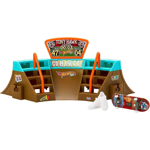 Pista - Skate de Dedo - Hot Wheels - Aquarium Skatepark MATTEL