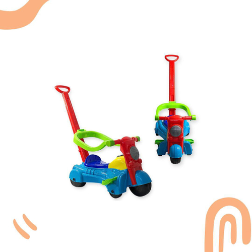 Motoca Infantil Bebe Carrinho Totokinha Plus Azul Cardoso no Shoptime