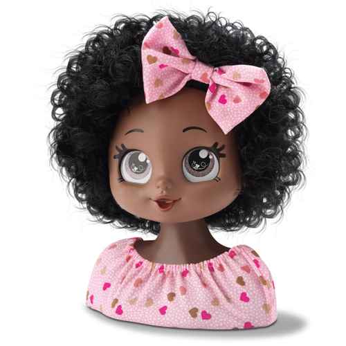 Boneca Para Pentear Maquiar Brinquedo Infantil Menina Negra - Bee Toys em  Promoção na Americanas