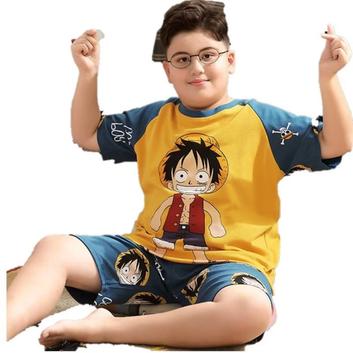 Camiseta Infantil Menino Luffy Childhood One Piece - 10