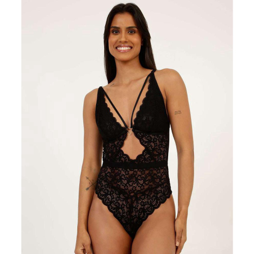 Body de hot sale renda marisa