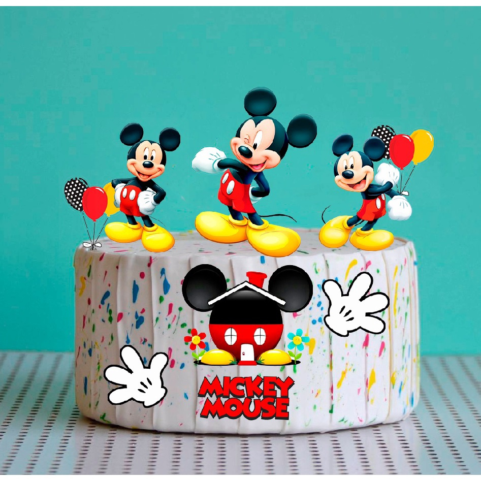 BOLO do MICKEY MOUSE: 50 Modelos e Como Fazer