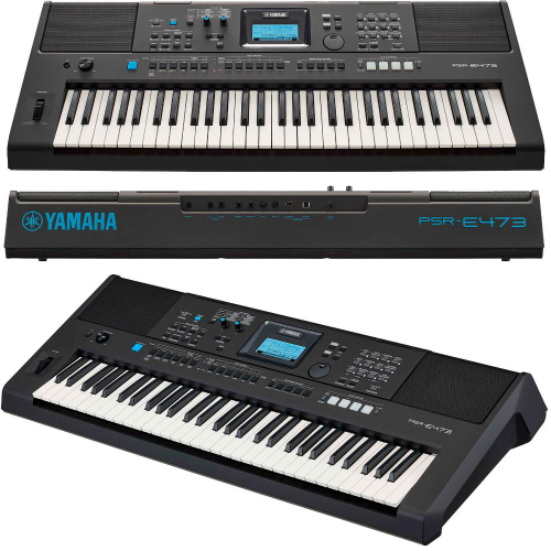 Teclado Iniciante Yamaha PSR-E473 61 Teclas Suporte Partitura