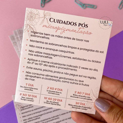 100Un Postal De Agradecimento Maquiagem - Preto em Promoção na Americanas