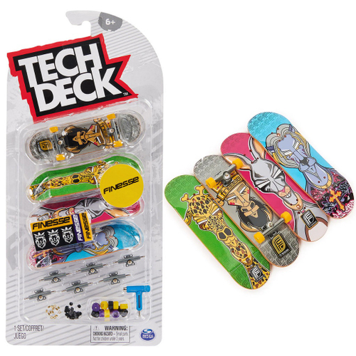 Skate De Dedo - Tech Deck - Finesse Skateboard - Sunny - D'Or Mais Saúde