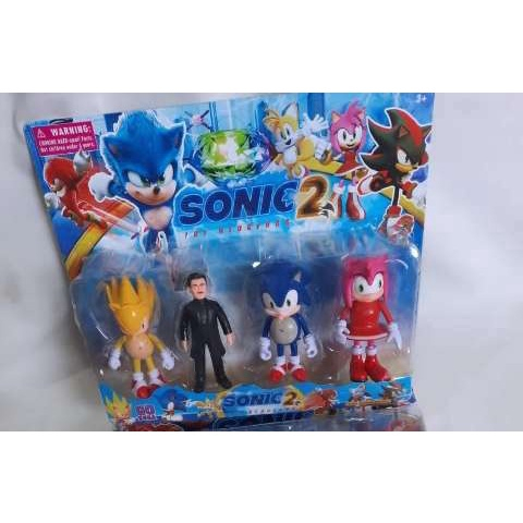 Kit Sonic com 4 Bonecos 12 cm em Promoção na Americanas