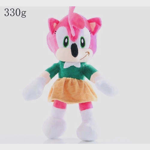 Boneca De Pelúcia Amy Rose Da Turma Do Sonic 35 Cm