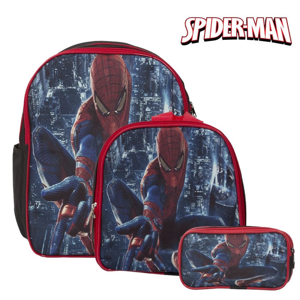 Mochila Escolar Juvenil Spider Man Desenho Herói Criança em Promoção na  Americanas