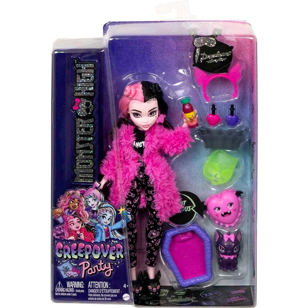 Boneca Monster High com Acessórios - Draculaura e Count Fabulous