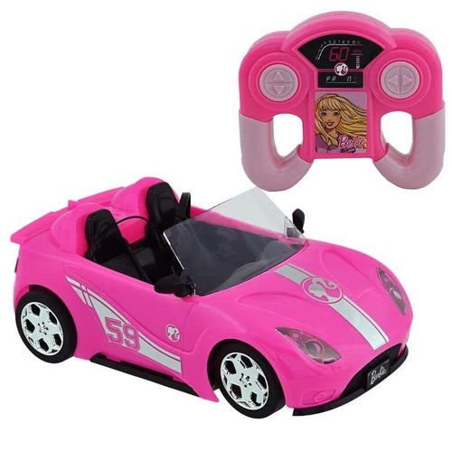 Carrinho Controle Remoto Barbie Deluxe Car - Candide 1860