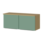 Armário Refrigerador 02 Portas 80cm Julia Atacama Verde Aramóveis