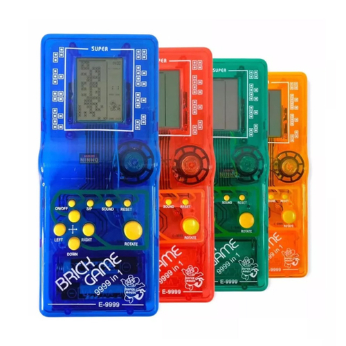 Mini Game Jogo Tetris Retro Portátil lcd 23 Jogos + 2 Pilhas Educativo Quebra  Cabeça Blocos para Crianças Adulto - lvo