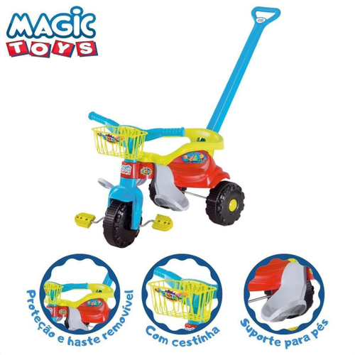 Motoca Infantil Triciclo De Passeio Totoca Com Pedal E Kit no Shoptime