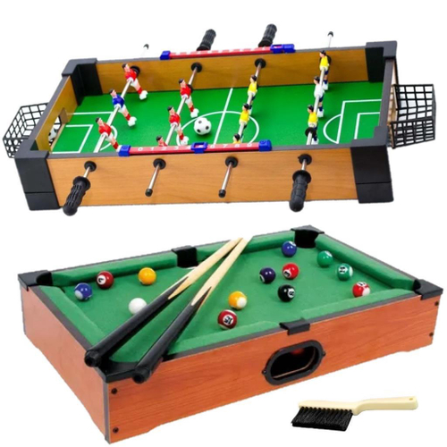 Mesa de Jogo 3x1 Pano Vinho (Bilhar / Tenis de Mesa / Botão) PROCÓPIO COM  TAMPO E KIT