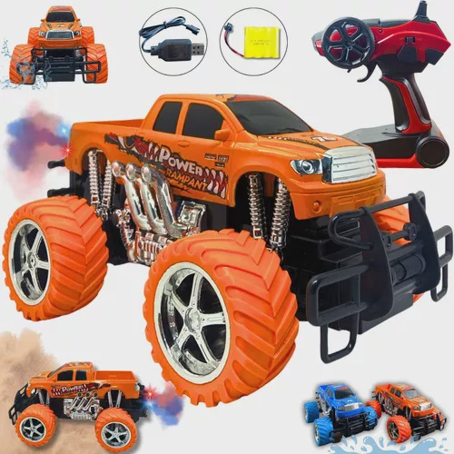 Carrinho De Controle Remoto Polícia 4x4 Monster Brinquedo