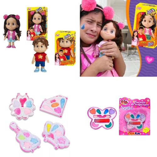 Boneca Maria Clara E Jp rs Kit Brinquedo Present 15cm + kit de  maquiagem infantil em Promoção na Americanas