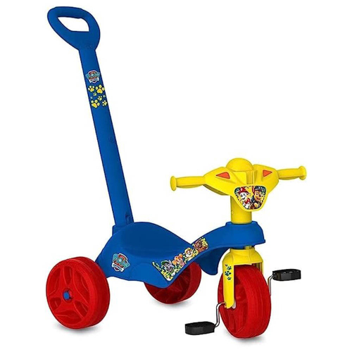 Triciclo Motoca Infantil Zoológico Com Haste Tchuco Samba Toys