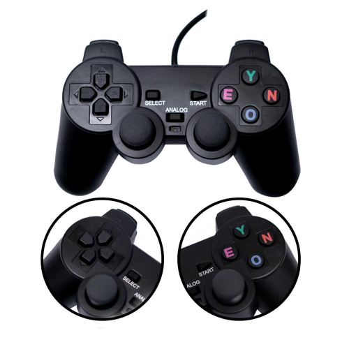 Controle Jogos Ps2 Com Fio Manete RESISTENTE