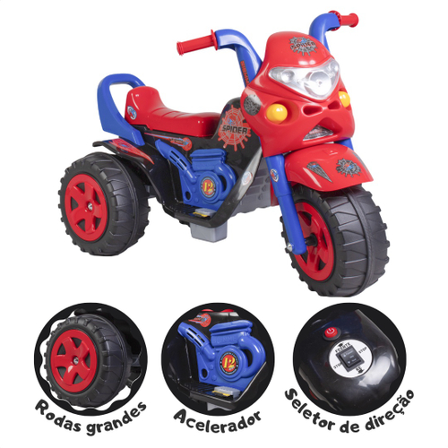 Moto Eletrica Infantil Sprint Turbo Com Capacete Pink 12V Biemme 673 na  Americanas Empresas