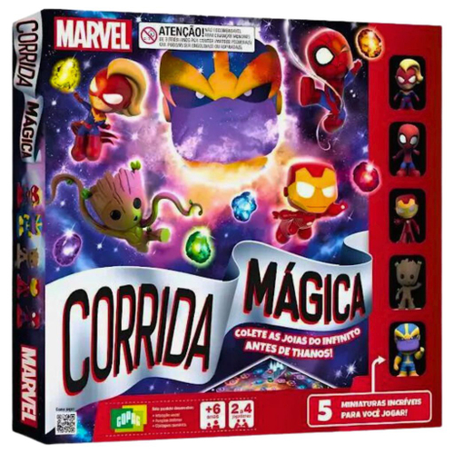 Jogo Monopoly: Marvel 80 Anos Jogo de Tabuleiro Hasbro E7866