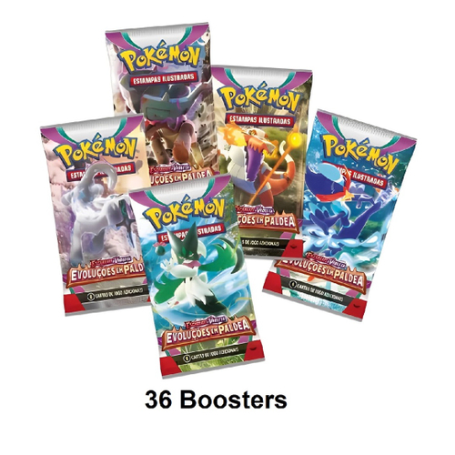 Blister Unitário Escarlate e Violeta COPAG Original Pacote 6 Cartas Pokémon  TCG Booster