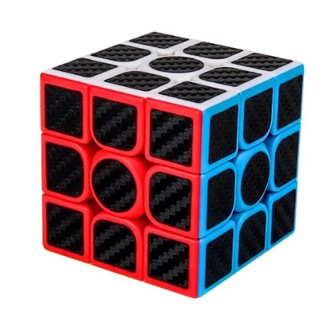 Cubo Mágico 3x3 Carbono