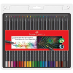 Lápis De Cor Faber-castell Supersoft Com 24 Cores