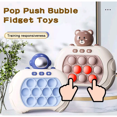 Pop It Game Eletronico Jogo Fast Push Sapinho Com Luz E Som - Fidget Anti  Stress Fast Push - Pop It Fidget - Magazine Luiza