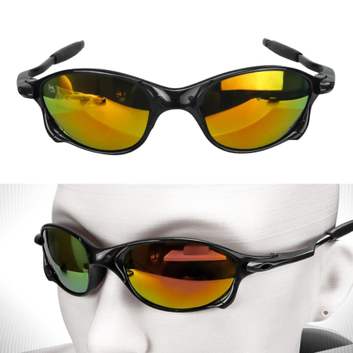 Oculos Oakley Juliet Xmetal Vermelha Doble X Mandrake no Shoptime