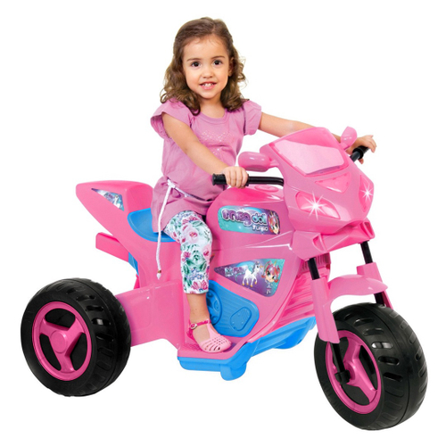 Moto Elétrica Infantil Diversão Criança Até 25Kg 6v Chave Luzes Sons e  Acelerador Vermelho Importway - Baby&Kids