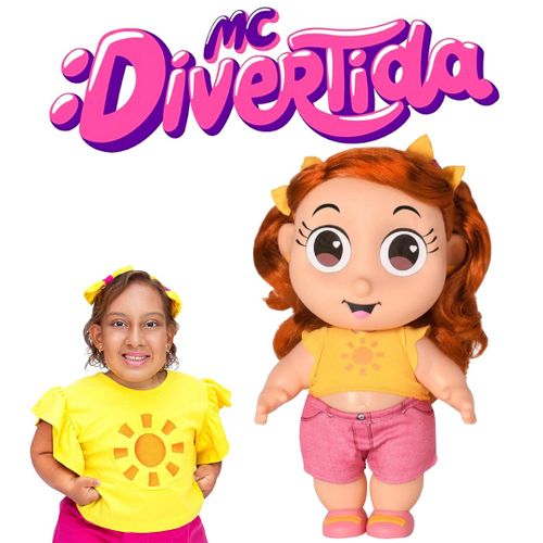 Nova Boneca Mc Divertida r Maria Clara 28Cm Original em Promoção na  Americanas