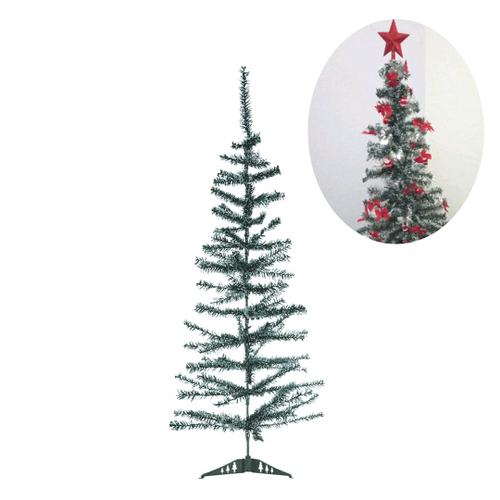 Árvore Natal Branca Decorada 1,20M 65 Enfeites Pisca 220V na