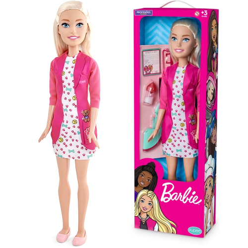 Barbie Styling Head Hair Boneca Para Maquiar - Pupee no Shoptime