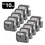 Fita Rotuladora MasterPrint M-k231 White - Kit Com 10 Unidades