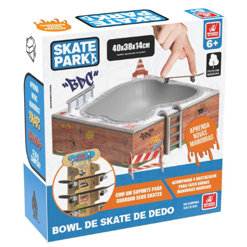 Skate De Dedo Com Rampa Quarter Pipe Extremo E Radical 50918 Toyng