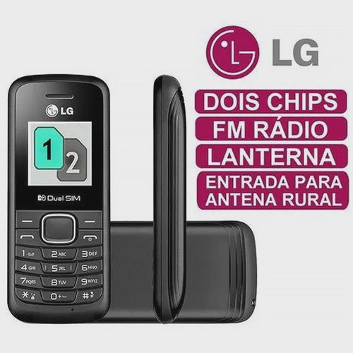 Celular Simples p/ Idoso LG B220 Dual Chip 32MB Desbloqueado