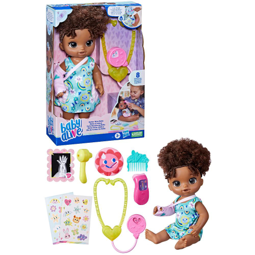 Kit roupa boneca baby alive - conjunto arcoiris - casinha 4 em Promoção na  Americanas